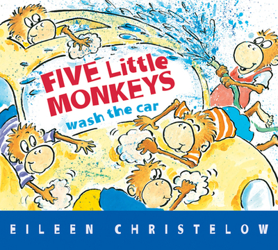 Five Little Monkeys Wash the Car Board Book - 