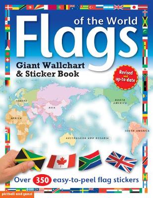 Flags of the World: World Map Wallchart Poster and Sticker Book - Picthall, Chez