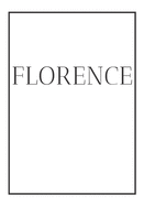 Florence: A decorative book for coffee tables, end tables, bookshelves and interior design styling - Stack Italy city books to add decor to any room. Monochrome effect cover: Ideal for your own home or as a gift for interior design savvy people