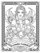 Flower Fairies: An Adult Coloring Book Featuring Beautiful Fairies and Lovely Flowers Perfect for Relaxation and Stress Relief, Coloring Gift Book Ideas