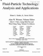 Fluid Particle Technology: Analysis and Applications - Weimer, Alan Wesley
