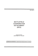 FM 100-13 Battlefield Coordination Detachment (Bcd)