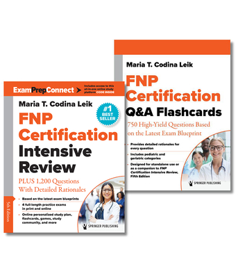 Fnp Certification Intensive Review, Fifth Edition, and Q&A Flashcards Set - Codina Leik, Maria T, Msn, Arnp