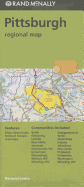 Folded Map Pittsburgh Pa Regional - Rand McNally