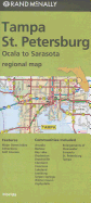 Folded Map Tampa / St. Pete FL Regional - Rand McNally