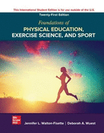 Foundations of Physical Education Exercise Science and Sport ISE