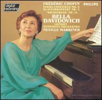 Frdric Chopin: Piano Concerto No. 2; Krakowiak, Op. 14 - Bella Davidovich (piano); London Symphony Orchestra; Neville Marriner (conductor)