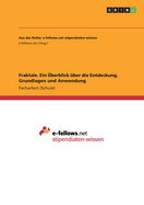 Fraktale. Ein berblick ber die Entdeckung, Grundlagen und Anwendung