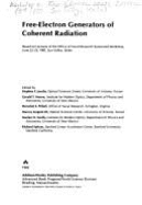 Free-Electron Generators of Coherent Radiation: Based on Lectures of the Office of Naval Research Sponsored Workshop, June 22-25, 1981, Sun Valley, Idaho - Jacobs, Stephen F