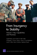 From Insurgency to Stability, Volume 1: Key Capabilities and Practices