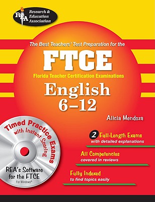 Ftce English 6-12 W/CD-ROM - Mendoza, Alicia, Dr., Ed