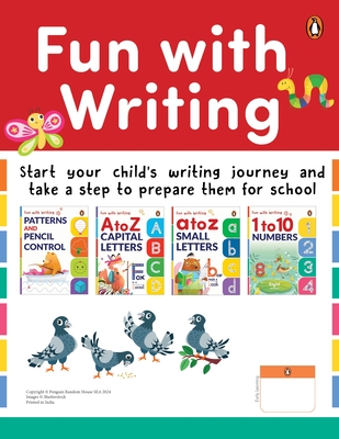 Fun with Writing (Pack of 4 Books): A Set of 4 Activity Books for Preschool Kids, Toddlers Book for 3+ [Penguin Early Learning Series] - Books, Penguin