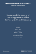 Fundamental Mechanisms of Low-Energy-Beam Modified Surface Growth and Processing: Volume 585