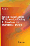 Fundamentals of Applied Multidimensional Scaling for Educational and Psychological Research