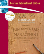 Fundamentals of Management: International Edition - Robbins, Stephen P., and De Cenzo, David A.