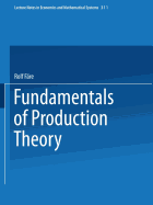 Fundamentals of Production Theory - Fre, Rolf