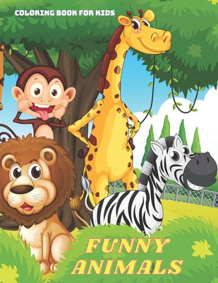FUNNY ANIMALS - Coloring Book For Kids - Shenton, Anna
