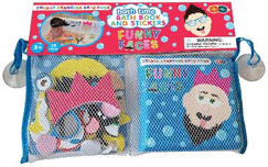 Funny Faces Colour Changing Bath Book & Stickers