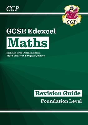 GCSE Maths Edexcel Revision Guide: Foundation inc Online Edition, Videos & Quizzes: for the 2024 and 2025 exams - Parsons, Richard, and CGP Books (Editor)