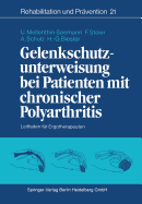 Gelenkschutzunterweisung Bei Patienten Mit Chronischer Polyarthritis: Leitfaden F?r Ergotherapeuten