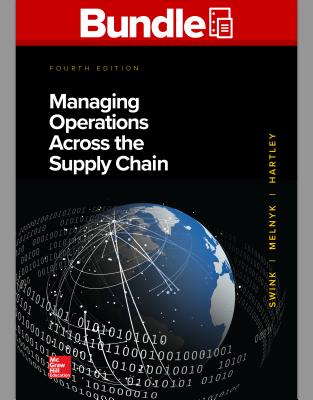 Gen Combo LL Managing Operations Across the Supply Chain; Connect Access Card - Swink, Morgan, Professor, and Melnyk, Steven, and Hartley, Janet L, Professor