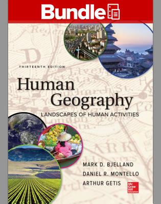 Gen Combo Looseleaf Human Geography; Connect Access Card - Bjelland, Mark, Professor