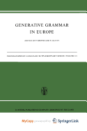 Generative Grammar in Europe