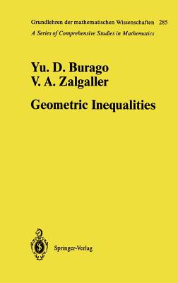 Geometric Inequalities - Burago, Yurii D, and Sossinsky, A B (Translated by), and Zalgaller, Viktor A