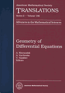 Geometry of Differential Equations - Khovanskii, A (Editor), and Varchenko, A (Editor), and Vassiliev, V (Editor)