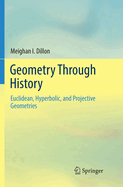 Geometry Through History: Euclidean, Hyperbolic, and Projective Geometries