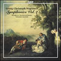 Georg Christoph Wagenseil: Symphonies, Vol. 2 - Stuttgart Chamber Orchestra; Johannes Goritzki (conductor)