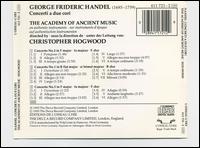 George Frederic Handel: Concert a due cori - Academy of Ancient Music; Christopher Hogwood (conductor)