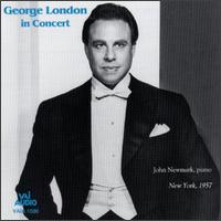 George London In Concert - John Newmark (piano)