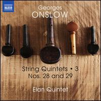 Georges Onslow: String Quintets, Vol. 3 - Nos. 28 and 29 - Elan Quintet