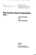 German Stock Corporations - Schneider, Hannes