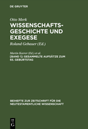 Gesammelte Aufstze zum 65. Geburtstag