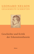 Geschichte und Kritik der Erkenntnistheorie