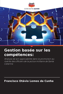 Gestion bas?e sur les comp?tences