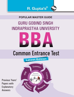 Ggsipu: BBA Common Entrance Test (CET) Guide - Board, Rph Editorial