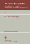 GI -- 10. Jahrestagung: Saarbrcken, 30. September - 2. Oktober 1980