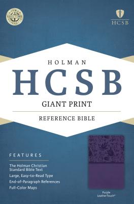 Giant Print Reference Bible-HCSB - Holman Bible Publishers (Editor)