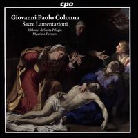 Giovanni Paolo Colonna: Sacre Lamentazioni - Annalisa Mazzoni (contralto); Francesca Cassinari (soprano); I Musici di Santa Pelagia; Marco Testori (cello);...
