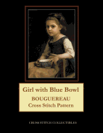Girl with Blue Bowl: Bouguereau Cross Stitch Pattern