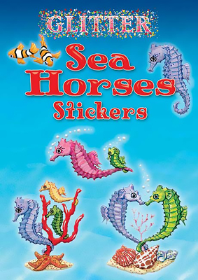 Glitter Sea Horses Stickers - Barbaresi, Nina
