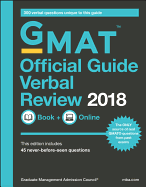 GMAT Official Guide 2018 Verbal Review: Book + Online
