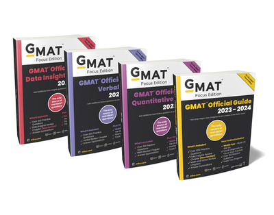 GMAT Official Guide 2023-2024 Bundle, Focus Edition: Includes GMAT Official Guide, GMAT Quantitative Review, GMAT Verbal Review, and GMAT Data Insights Review + Online Question Bank - Gmac (Graduate Management Admission Council)