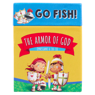 Go Fish! the Armor of God Card Game, 48 Double-Sided Cards, Ages 5-8 - Christian Art Publishers