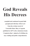 God Reveals His Decrees: "Ciudad de Dios" published 1657 edited for easy reading and popular consumption