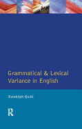 Grammatical and Lexical Variance in English