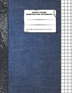 Graph Paper Composition Notebook: 110 Pages - Quad Ruled 4x4 - 8.5" x 11" Large Notebook with Grid Paper - Math Notebook For Students